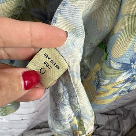 pusser's west indies hawaiian camp shirt Tropical Floral Men's sz L silk/cotton - Picture 3 of 6